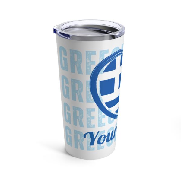 Personalized  We Love Greece Tumbler 20oz - Image 3