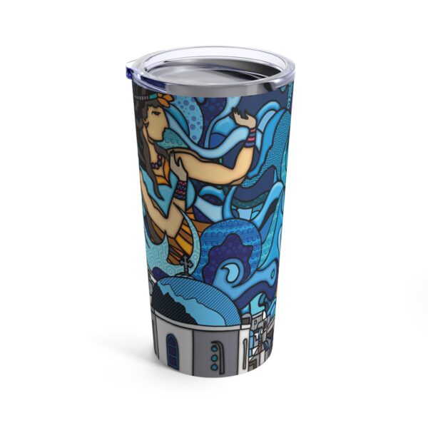 Hellenic Blues - Tumbler 20oz - Image 3