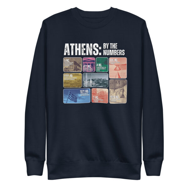 Athens By The Numbers Unisex Premium Sweatshirt