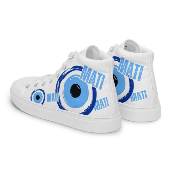 Greek MATI Women’s High Top Canvas Shoes - Image 4
