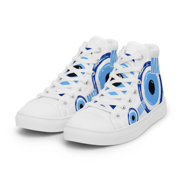 Greek MATI Women’s High Top Canvas Shoes