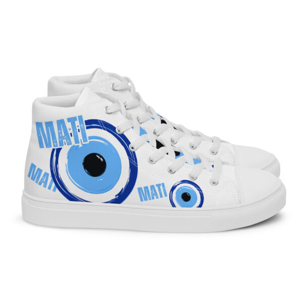 Greek MATI Women’s High Top Canvas Shoes - Image 7