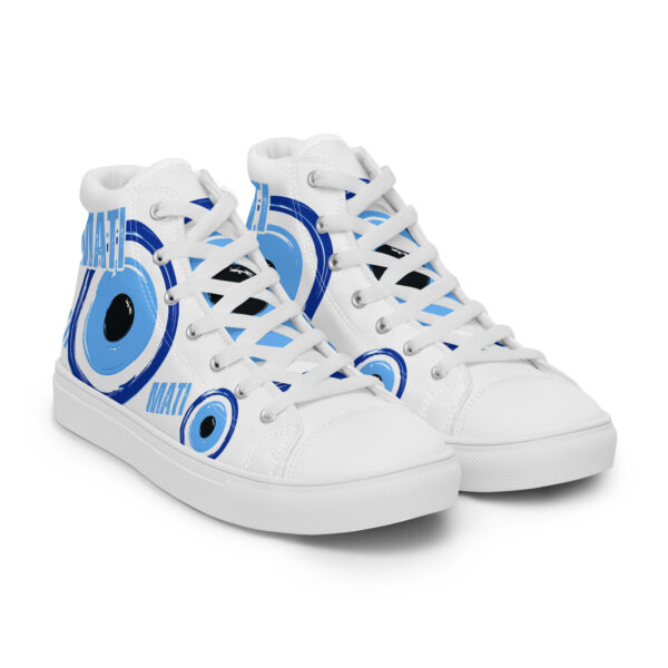 Greek MATI Women’s High Top Canvas Shoes - Image 9